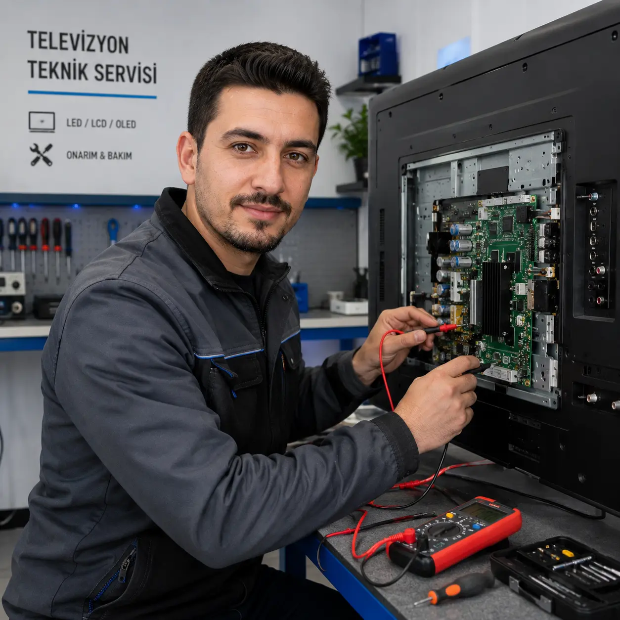 Urla Samsung televizyon tamiri ustası Oğuz Usta — Birgi Mahallesi ve Kadıovacık Mahallesi elektronik ve görüntü uzmanı